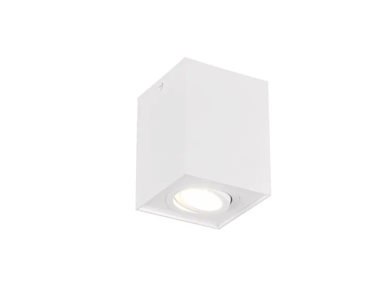 Deckenstrahler BISCUIT eckig Weiß, Breite 9,6cm