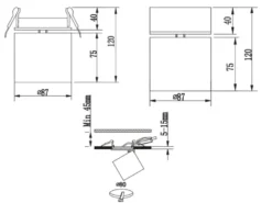 Deckenstrahler GUAYANA Schwarz, Ø 9cm