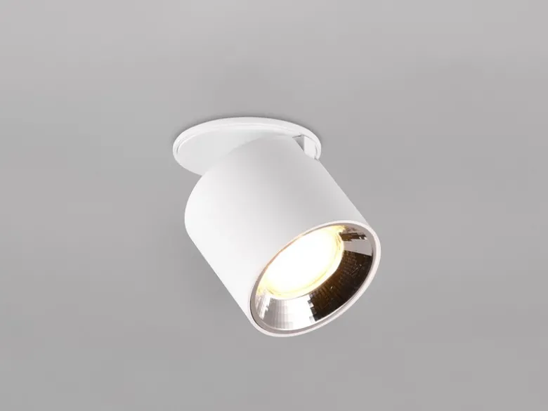 Deckenstrahler GUAYANA Weiß, Ø 9cm