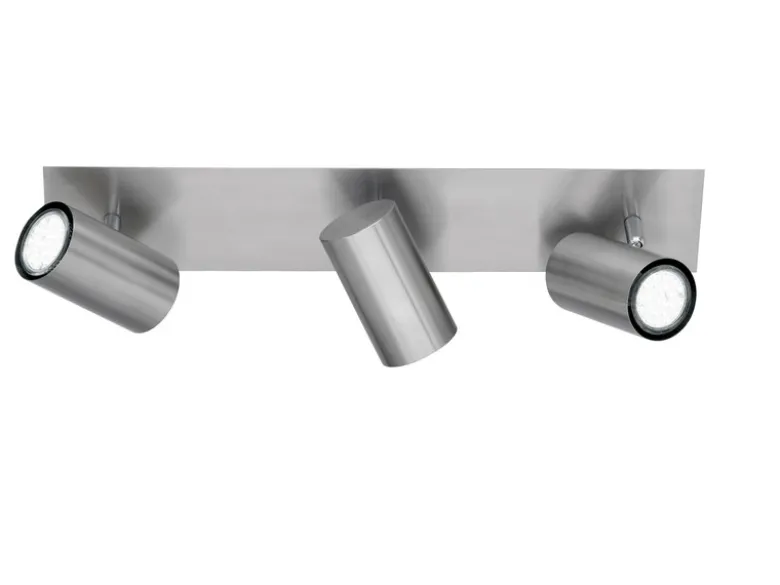 Deckenstrahler MARLEY Silber 3-flammig, Breite 48cm