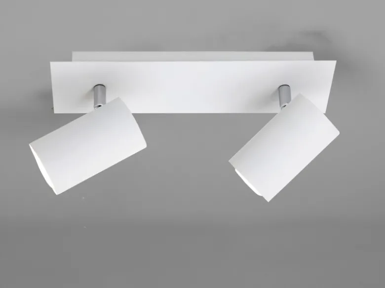 Deckenstrahler MARLEY Weiß 2-flammig, Breite 30cm
