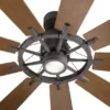 Deckenventilator GENTRY mit Licht & wendbaren Flügeln in 2 Dekoren, Ø 165cm