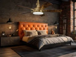 Deckenventilator HATTERAS mit LED Licht und Fernbedienung Ø142cm