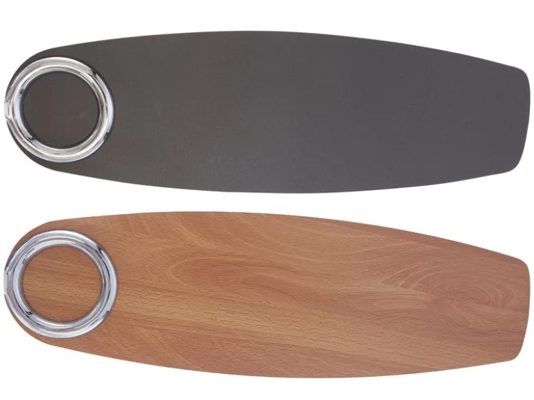Deckenventilator mit Licht JERRY Zugschalter, Buche/Graphit Ø130cm
