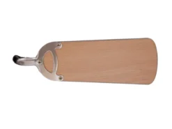 Deckenventilator UGO mit Licht und Zugschalter leise, Ahorn/Graphit Ø 76cm
