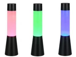 Deko LED RGB Tischleuchte Batterie- oder USB betrieben, Höhe 33cm