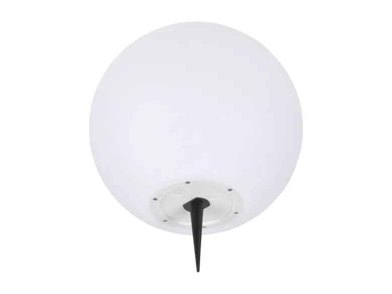 Deko LED RGBW Solar Kugelleuchte Outdoor mit Fernbedienung, Höhe 28cm