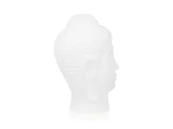 Deko LED RGBW Solarleuchte Buddha Kopf mit Fernbedienung, Höhe 50cm