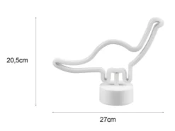 Deko LED Tischleuchte BRONTO Batterie- oder USB betrieben, Höhe 21cm
