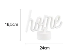 Deko LED Tischleuchte CASA Batterie- oder USB betrieben, Höhe 16cm