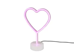 Deko LED Tischleuchte HEART Batterie- oder USB betrieben, Höhe 30cm