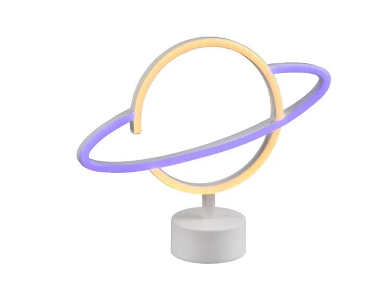 Deko LED Tischleuchte PLANET Batterie- oder USB betrieben, Höhe 25cm