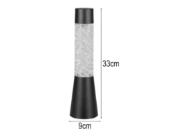 Deko RGB LED Tischleuchte Batterie- oder USB betrieben, Höhe 33cm