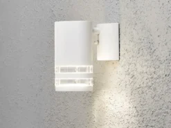 Design Außenwandleuchte MODENA Downlight, Höhe 15,5cm, Weiß
