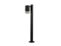 Design Wegeleuchte MODENA aus Aluminium, Downlight Höhe 70cm, Schwarz