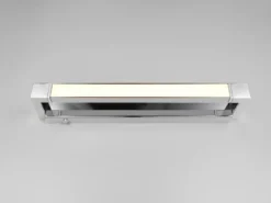 Dimmbare LED Bad Spiegelleuchte FABRIZIO schwenkbar, Chrom Breite 50cm