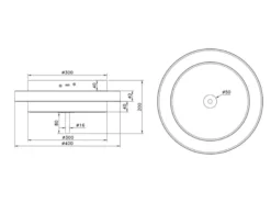 Dimmbare LED Deckenleuchte KEATON im modernen Design, Hellgrau Ø 40cm