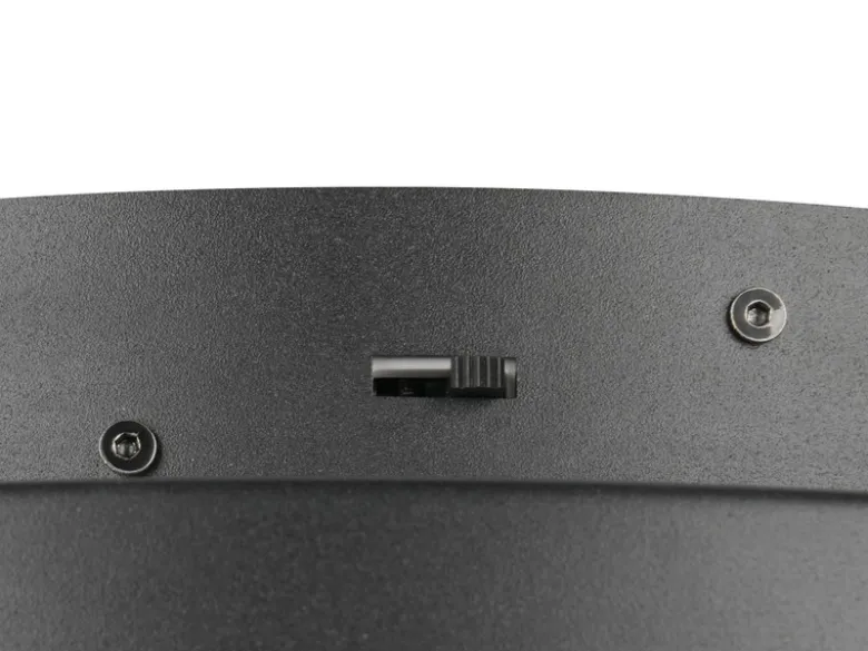 Dimmbare LED Deckenleuchte KEATON im modernen Design, Schwarz Gold Ø 40cm