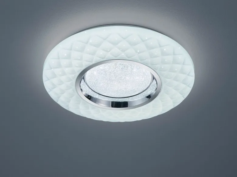 Dimmbare LED Deckenleuchte MAGNOLIA mit Fernbedienung Ø 39cm