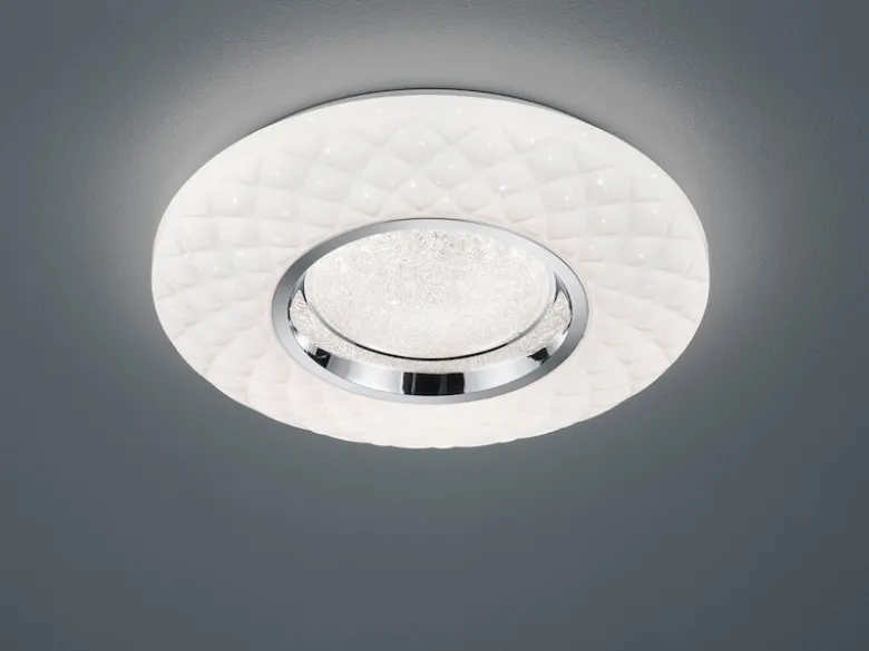 Dimmbare LED Deckenleuchte MAGNOLIA mit Fernbedienung Ø 39cm