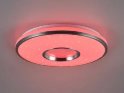 Dimmbare LED Deckenleuchte REALTA mit Fernbedienung & RGBW Ø 39cm
