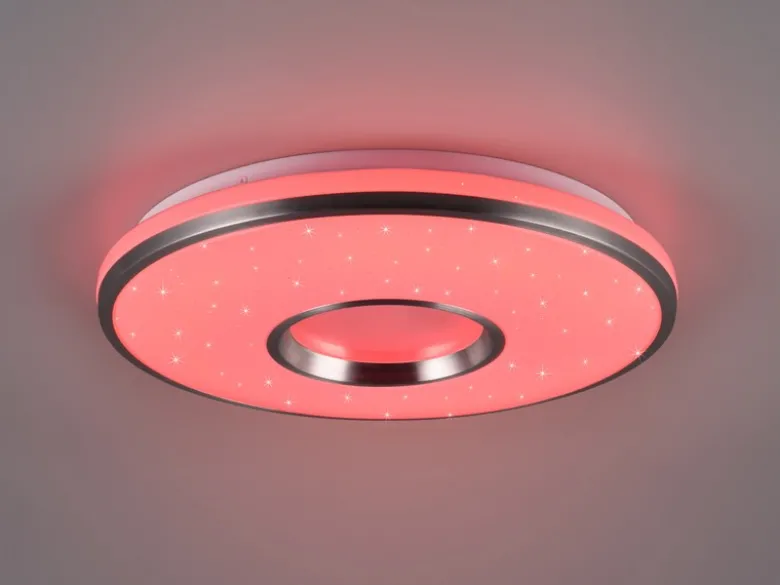 Dimmbare LED Deckenleuchte REALTA mit Fernbedienung & RGBW Ø 39cm