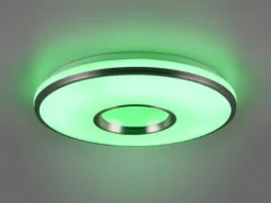 Dimmbare LED Deckenleuchte REALTA mit Fernbedienung & RGBW Ø 39cm