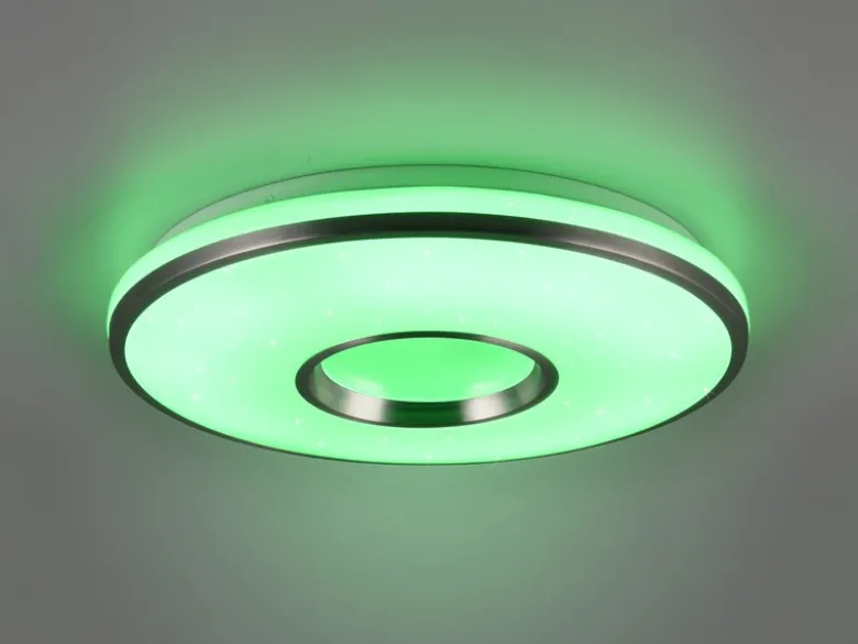 Dimmbare LED Deckenleuchte REALTA mit Fernbedienung & RGBW Ø 39cm