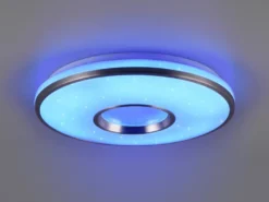 Dimmbare LED Deckenleuchte REALTA mit Fernbedienung & RGBW Ø 39cm