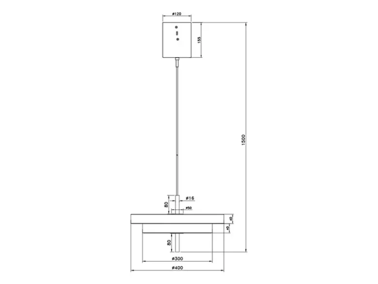 Dimmbare LED Pendelleuchte KEATON im modernen Design, Hellgrau Ø 40cm