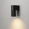 Downlight Außenwandleuchte TEMI Aluminium Schwarz, Höhe 14,5cm