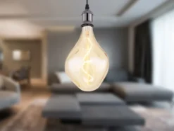 E27 Filament Deko LED - 4 Watt, 220 Lumen, 1800 Kelvin warmweiß - Ø16,5cm