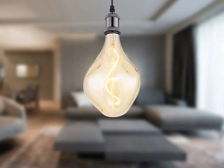 E27 Filament Deko LED - 4 Watt, 220 Lumen, 1800 Kelvin warmweiß - Ø16,5cm