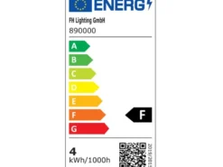 E27 Filament LED Bernsteinfarben - 4 Watt, 380 Lumen Warmweiß, Ø10,5cm