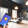 E27 LED WIFI, 6,5 Watt 555 Lumen, 2200-2700 Kelvin, Ø9,5cm, per App steuerbar