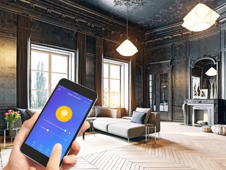E27 LED WIFI, 6,5 Watt 555 Lumen, 2200-2700 Kelvin, Ø9,5cm, per App steuerbar