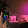 E27 LED WIFI, 8,5 Watt 806 Lumen, 2700-6500 Kelvin, RGB, Ø6cm, per App steuerbar