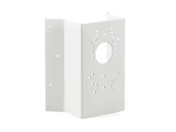 Eckbefestigung für Wandleuchten, Aluminium weiß, Höhe 19cm