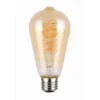 E27 Deko LED - 7 Watt, 500 Lumen, 1800 K warmweiß, Ø6,4cm - 3 Stufen Dimmer