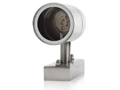 Edelstahl LED Außenwandleuchte Downlight, GU10, IP44, Fassadenbeleuchtung