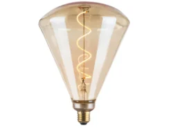 E27 Filament LED Diamant Ø19cm Bernstein - 4 Watt, 220 Lumen - Deko Glühbirne