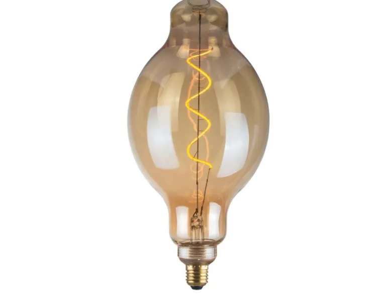 E27 Filament LED Globe Ø16cm Bernstein - 4 Watt, 220 Lumen - Deko Glühlampe