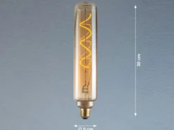 E27 Filament LED Kolben 30cm Bernstein - 4 Watt, 220 Lumen - Deko Glühlampe
