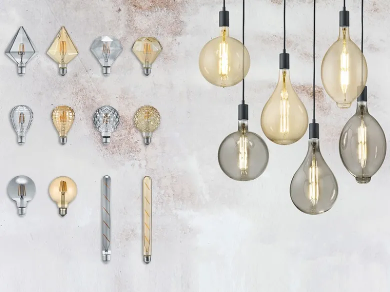 E27 Filament LED - 6 Watt, 660 Lumen, 2700 K warmweiß, Ø9,5cm - nicht dimmbar
