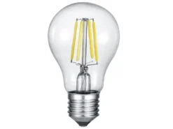 E27 Filament LED, 7 Watt, 806 Lumen, warmweiß, Ø6cm, 3 Stufen Dimmer