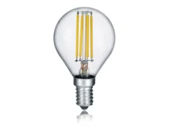 E14 Filament LED, 4 Watt, 470 Lumen, warmweiß, Ø4,5cm, nicht dimmbar