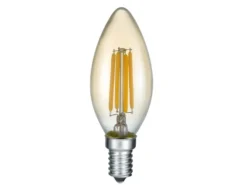 E14 Filament LED, 4 Watt, 400 Lumen warmweiß, Ø3,5cm, nicht dimmbar