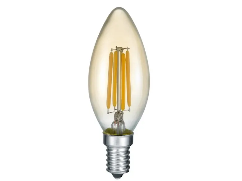 E14 Filament LED, 4 Watt, 400 Lumen warmweiß, Ø3,5cm, nicht dimmbar