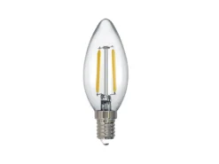 E14 Filament LED, 2 Watt, 250 Lumen warmweiß, Ø3,5cm, nicht dimmbar