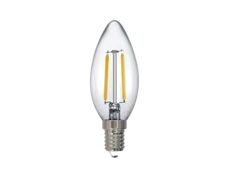 E14 Filament LED, 2 Watt, 250 Lumen warmweiß, Ø3,5cm, nicht dimmbar